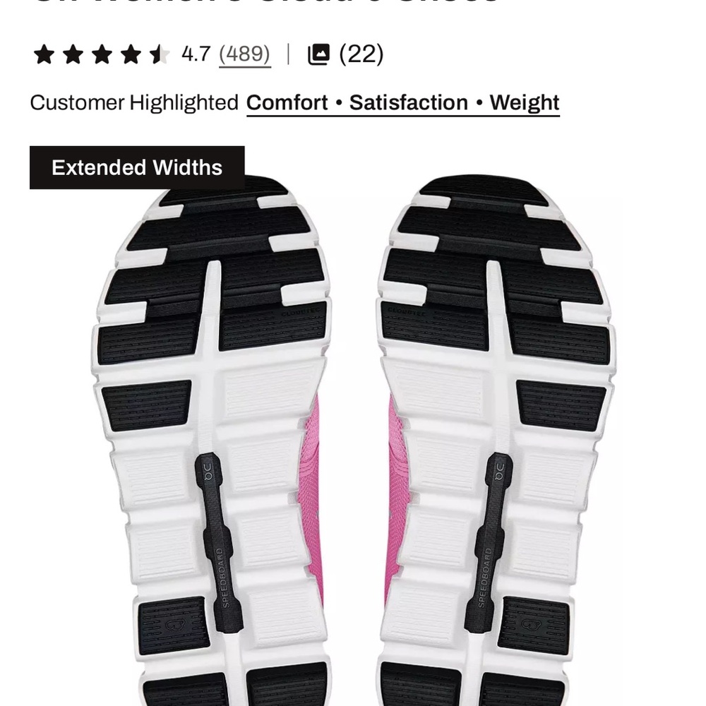 On women’s cloud 6 Running Shoe - Picture 4 of 9